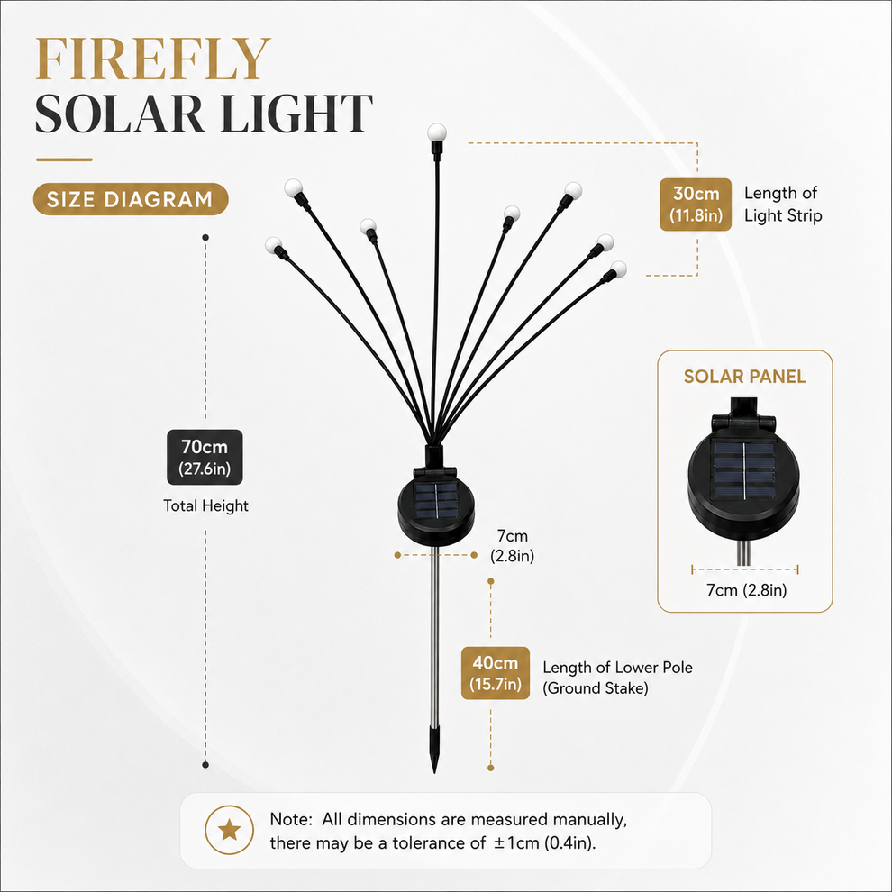 💡 Solar Firefly Garden Stake Lights💡
