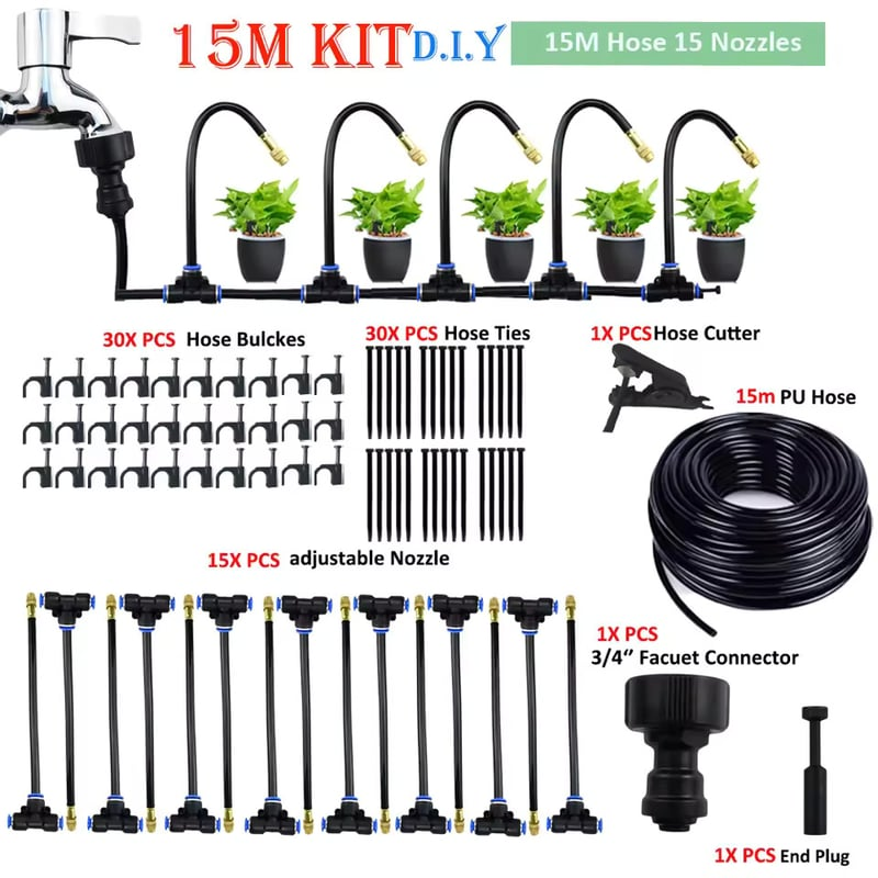 💗 360° Curved Garden Automatic Irrigation System