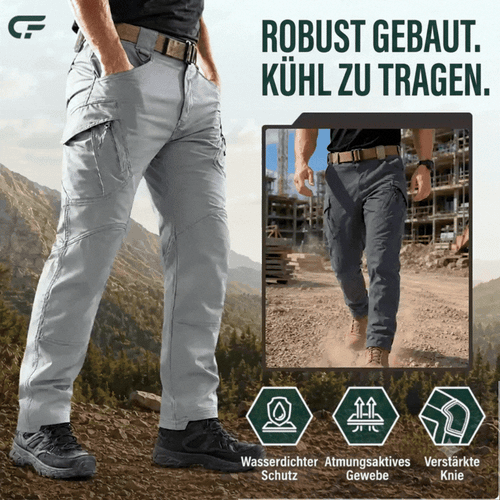 FlexCamo – Wasserdichte taktische Herren-Hose mit geradem Schnitt und 9 Taschen