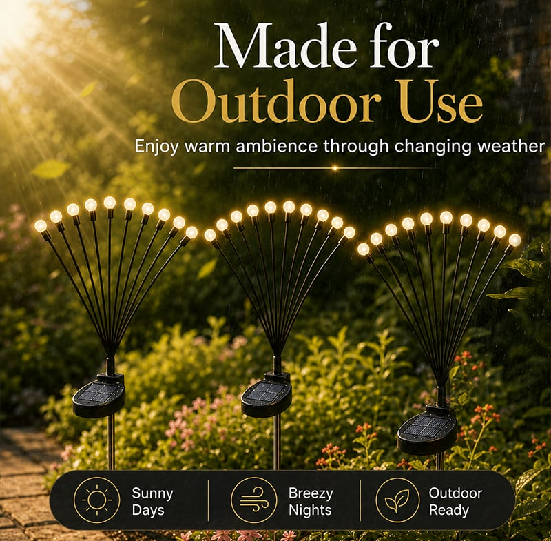 💡 Solar Firefly Garden Stake Lights💡