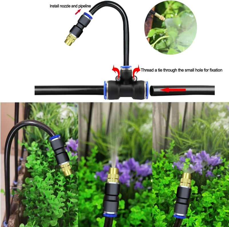 💗 360° Curved Garden Automatic Irrigation System