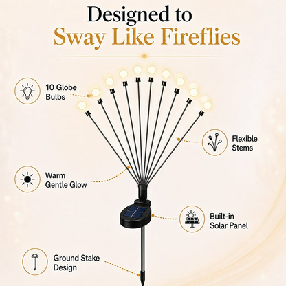 💡 Solar Firefly Garden Stake Lights💡