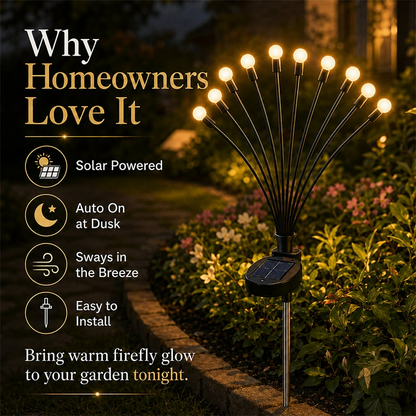 💡 Solar Firefly Garden Stake Lights💡
