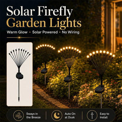 💡 Solar Firefly Garden Stake Lights💡