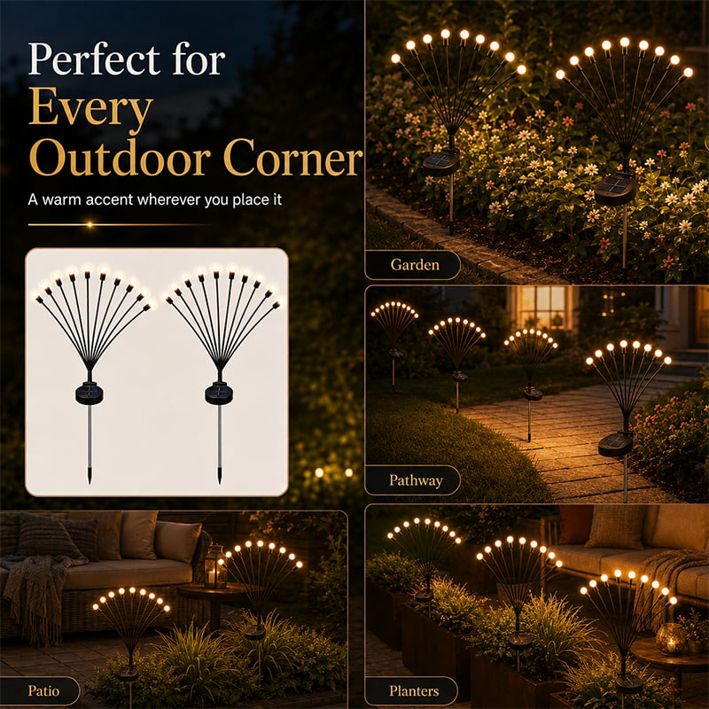 💡 Solar Firefly Garden Stake Lights💡