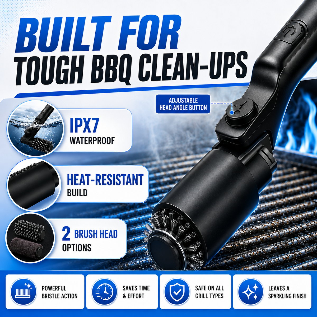 SAPROL ELECTRIC GRILL BRUSH