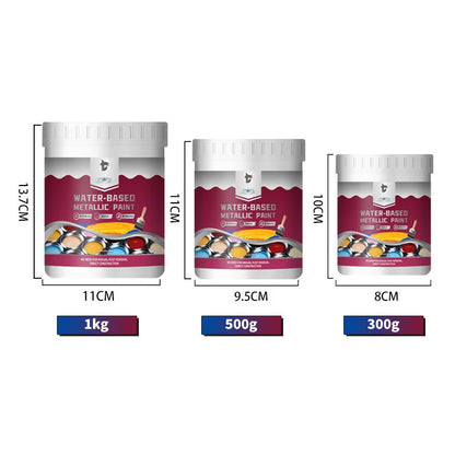 🛡️ Water-Based Rust Converter & Metallic Paint – Stop Rust. Restore Metal.
