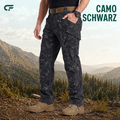 FlexCamo – Wasserdichte taktische Herren-Hose mit geradem Schnitt und 9 Taschen